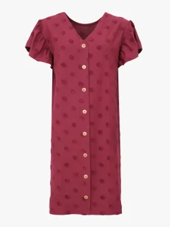 Aida Mekko, Wine Red Big Dot
