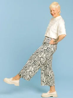 Alessia Culottes Housut, Atrium Navy