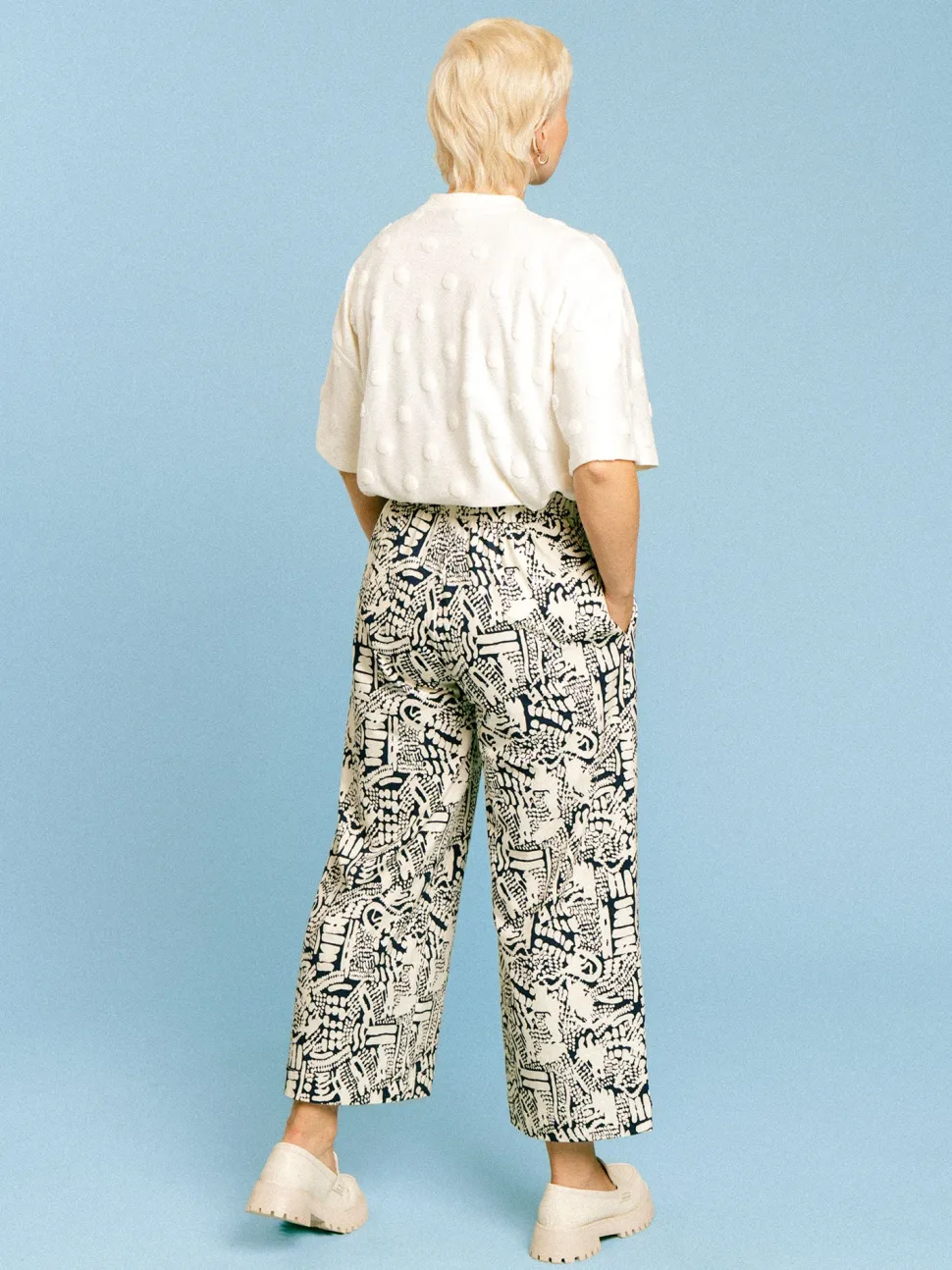 Alessia Culottes Housut, Atrium Navy