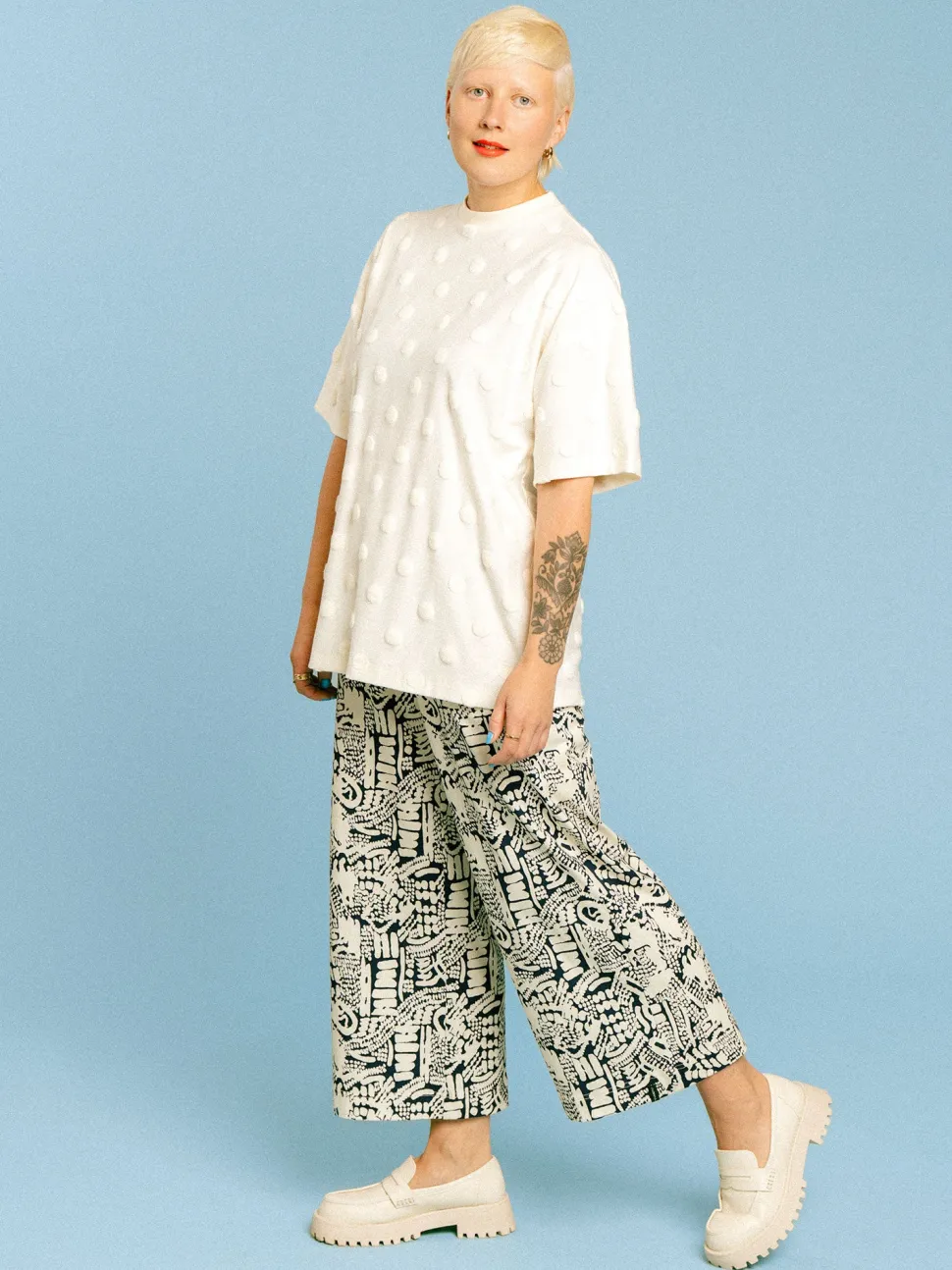 Alessia Culottes Housut, Atrium Navy