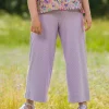 Alex Culottes Housut, Lavender Dot