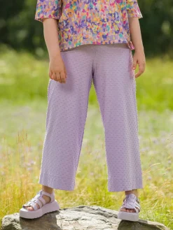 Alex Culottes Housut, Lavender Dot
