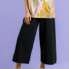 Alex Culottes Housut, Musta