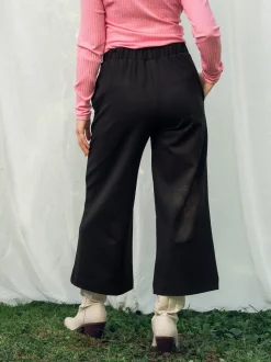 Anna Culottes Housut, Musta