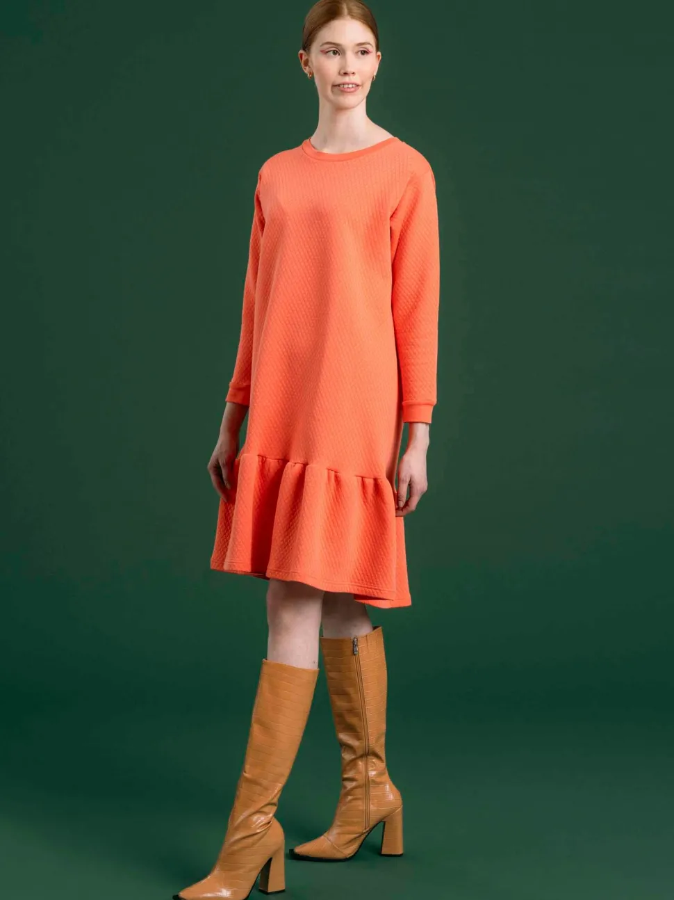 Aurelia Mekko, Diamond Jacquard Orange