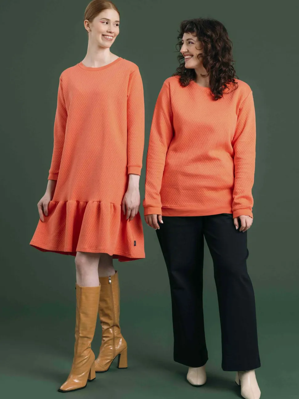 Aurelia Mekko, Diamond Jacquard Orange