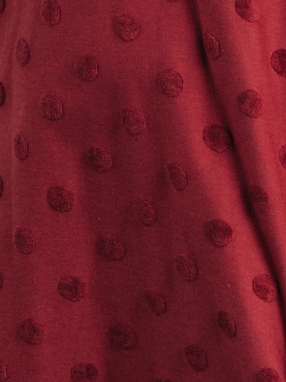 Big Dot Neulosrulla 1 m, Wine Red