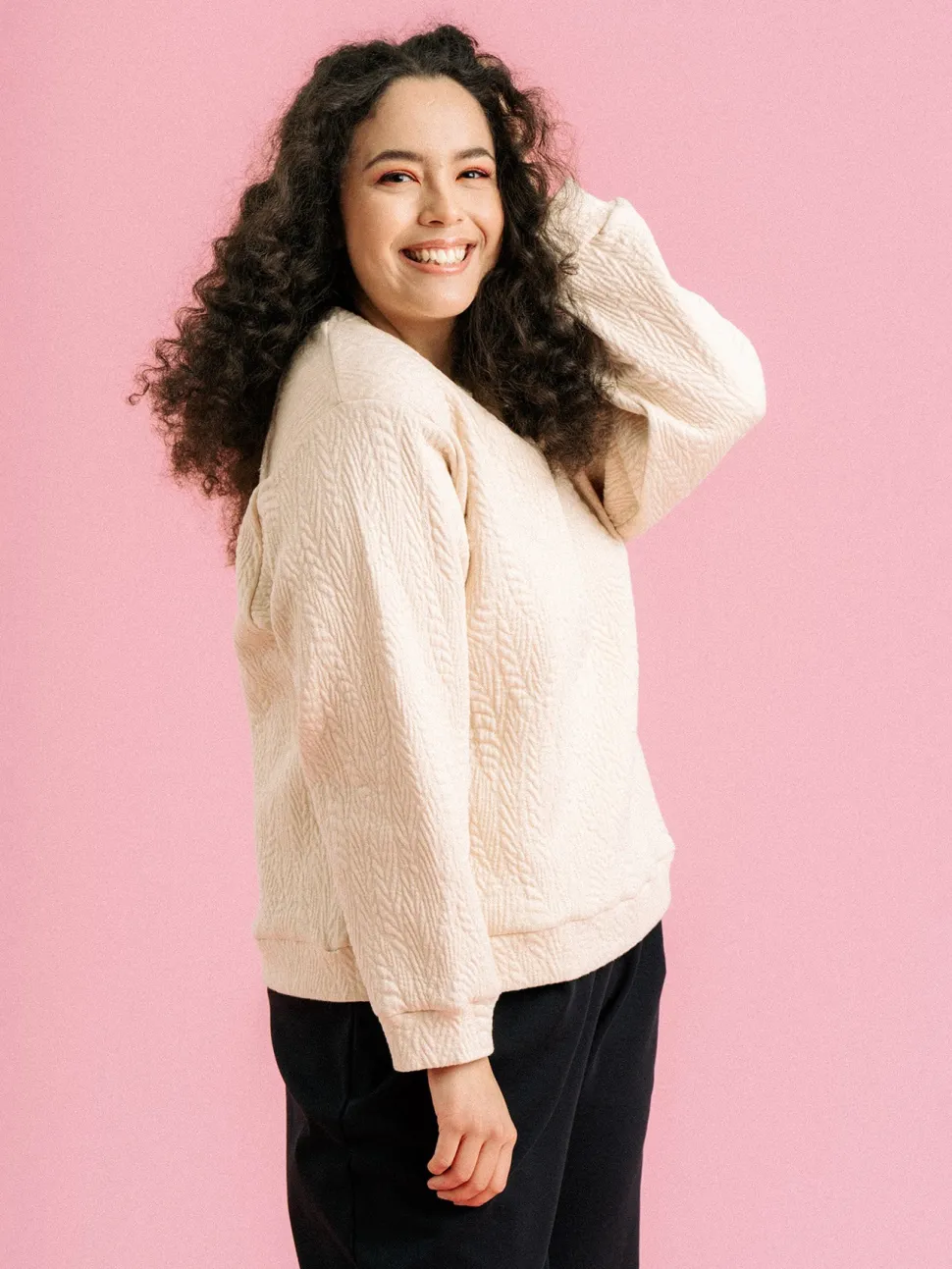 Frankie Svetari, Wild Jacquard, Light Beige