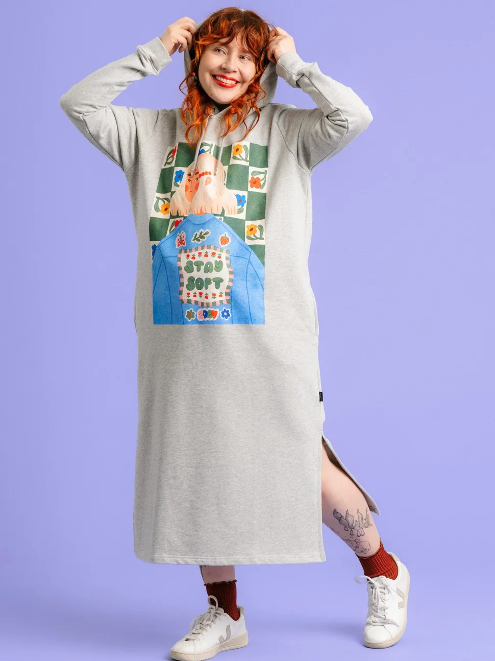 Hailey Hupparimekko, Stay Soft, Melange Grey