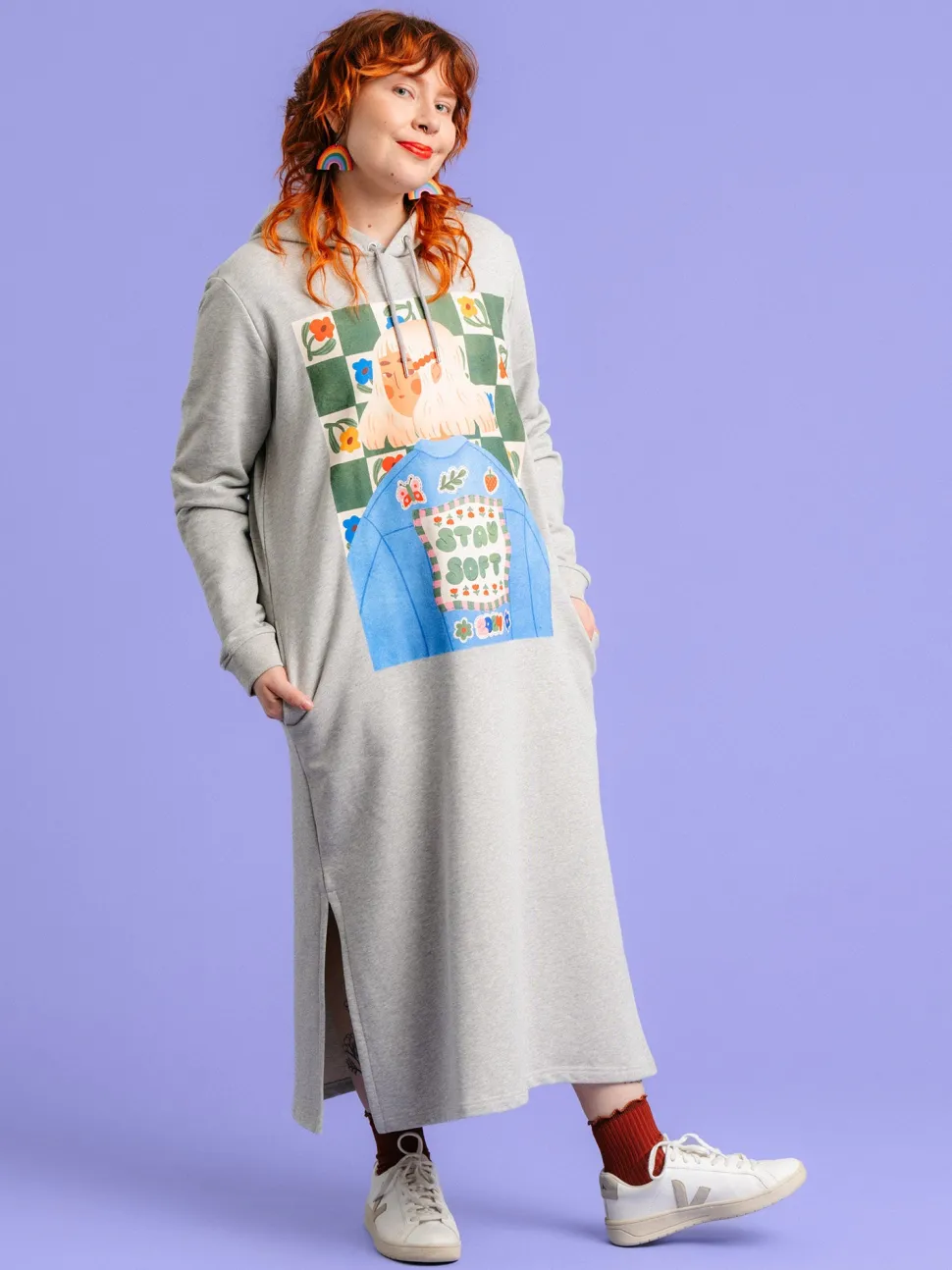Hailey Hupparimekko, Stay Soft, Melange Grey