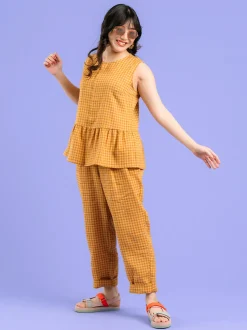 Lia Pellavatoppi, Gingham Orange