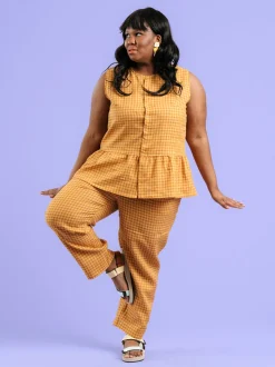 Lia Pellavatoppi, Gingham Orange