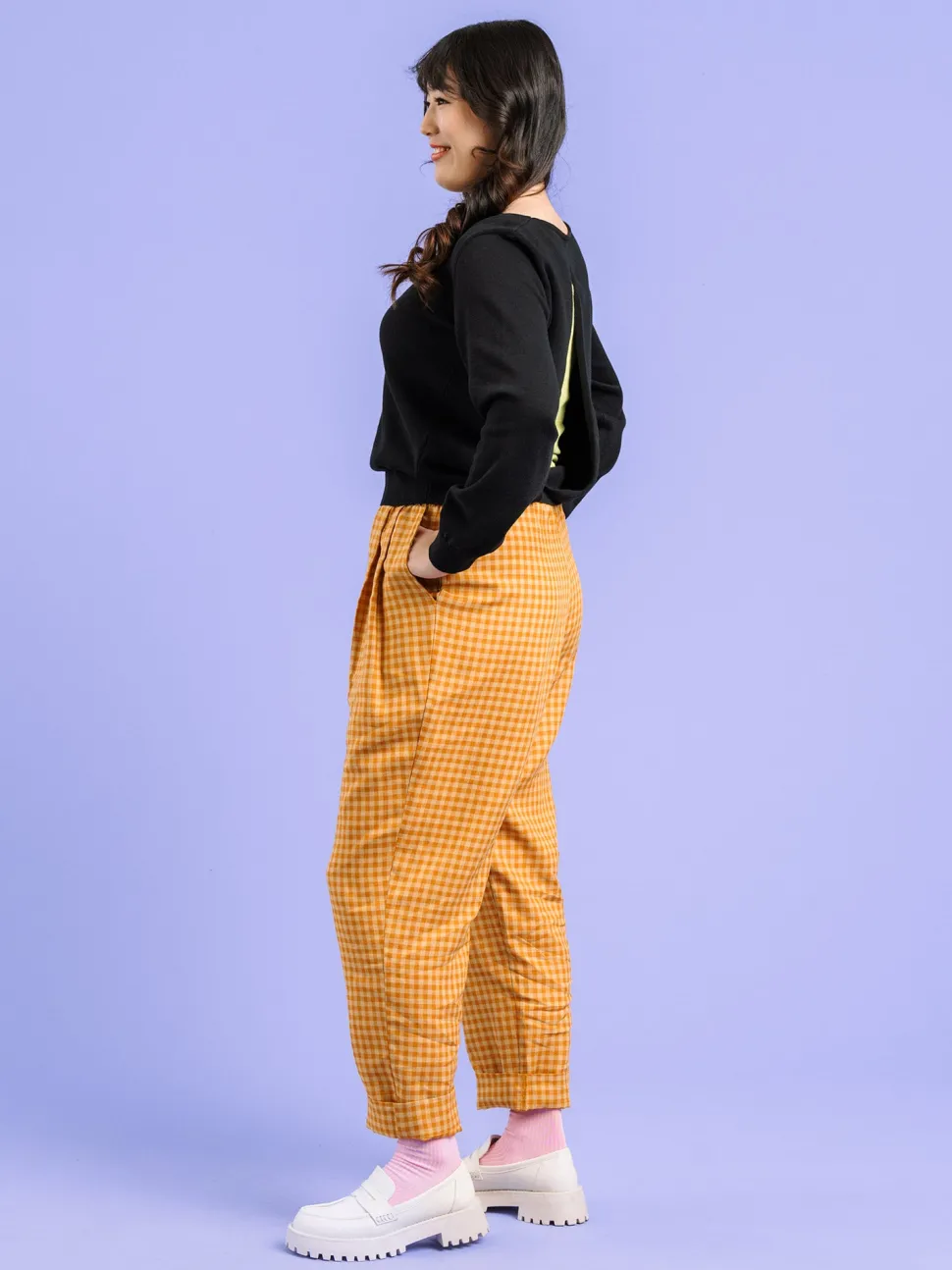 Miles Pellavahousut, Gingham Orange