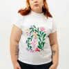Penelope T-Paita, Flower Moon Valkoinen