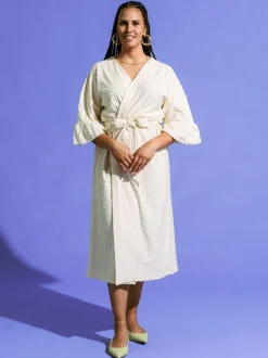 Sissy Kietaisumekko/Takki, Creme Dot