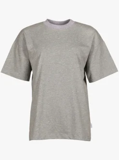 Tara T-Paita, Melange Grey/Lime