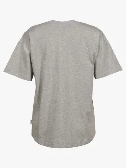 Tara T-Paita, Melange Grey/Lime