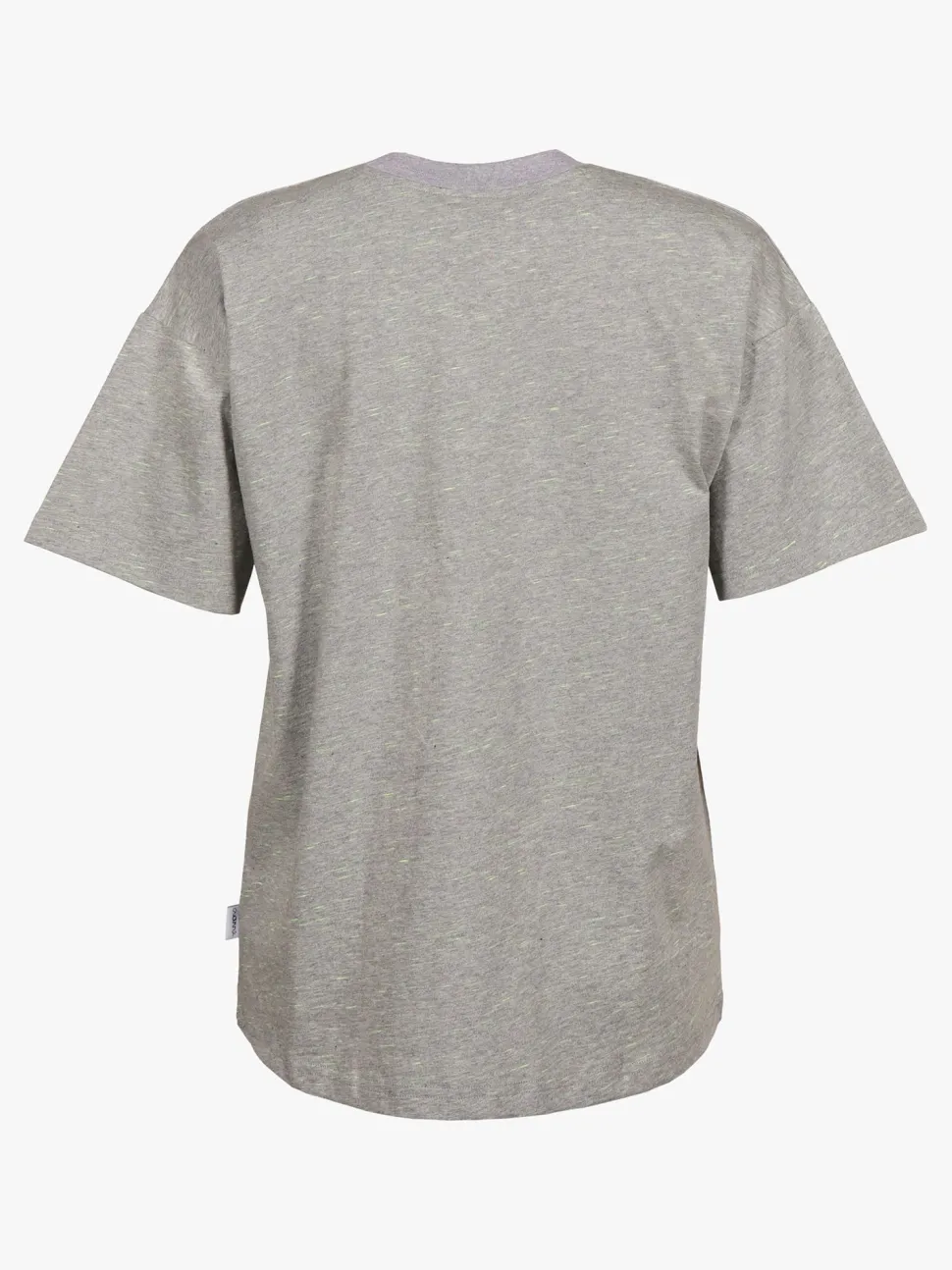 Tara T-Paita, Melange Grey/Lime