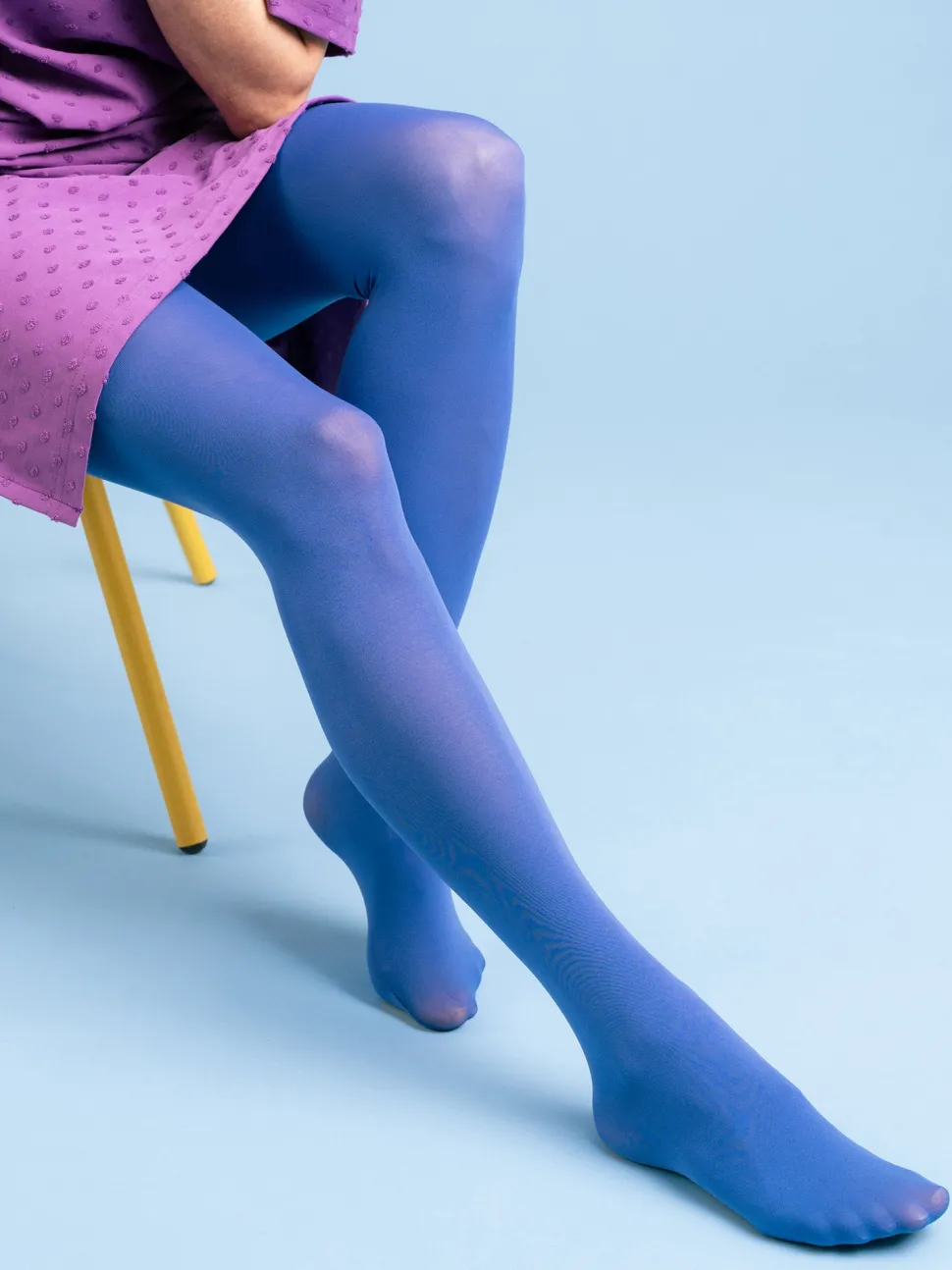 The 3D Pantyhose 50den, Blue/Black (2kpl pakkaus)