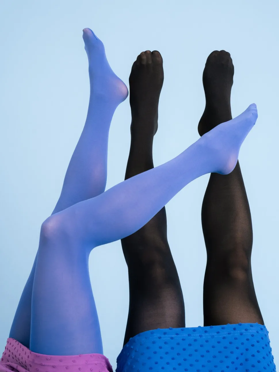 The 3D Pantyhose 50den, Blue/Black (2kpl pakkaus)
