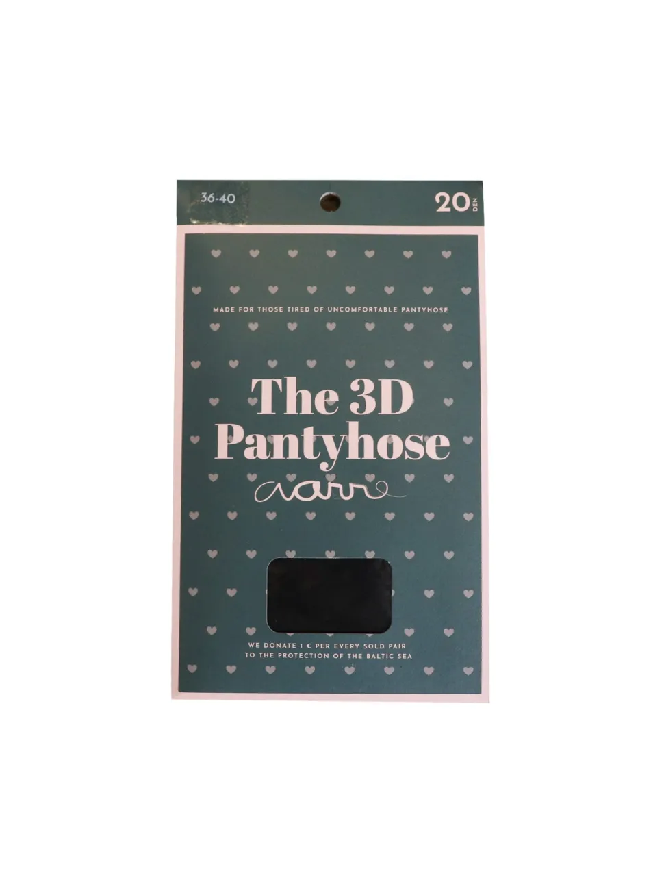The 3D Pantyhose 20den, HEARTS (1kpl pakkaus)