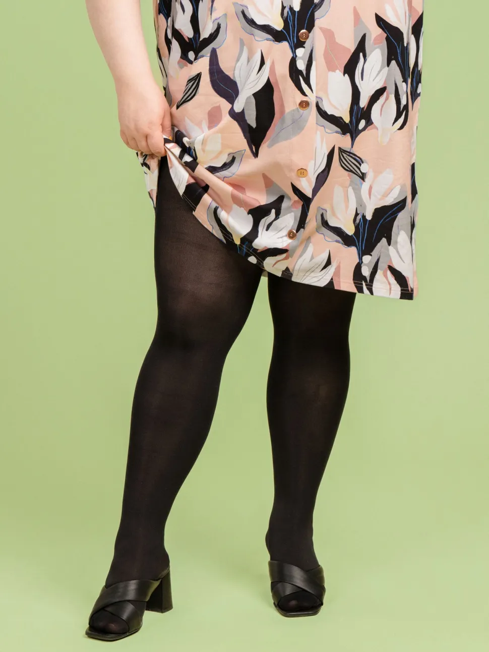 The 3D Pantyhose 50den, Musta (2kpl pakkaus)