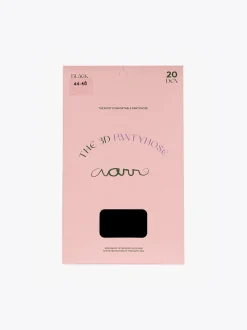 The 3D Pantyhose 20den, Musta (1kpl pakkaus)