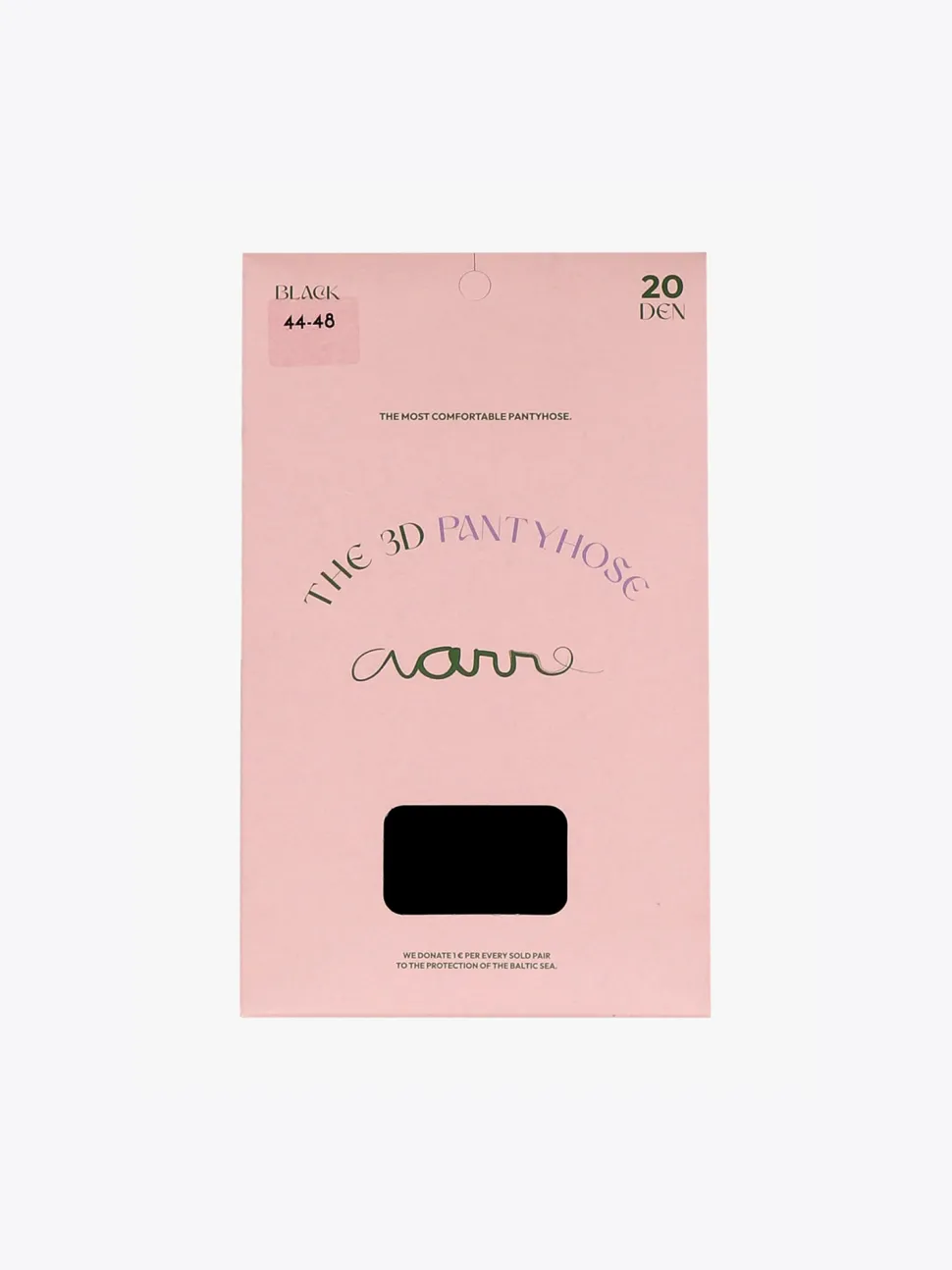 The 3D Pantyhose 20den, Musta (1kpl pakkaus)