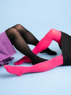 The 3D Pantyhose 50den, Pink/Black (2kpl pakkaus)