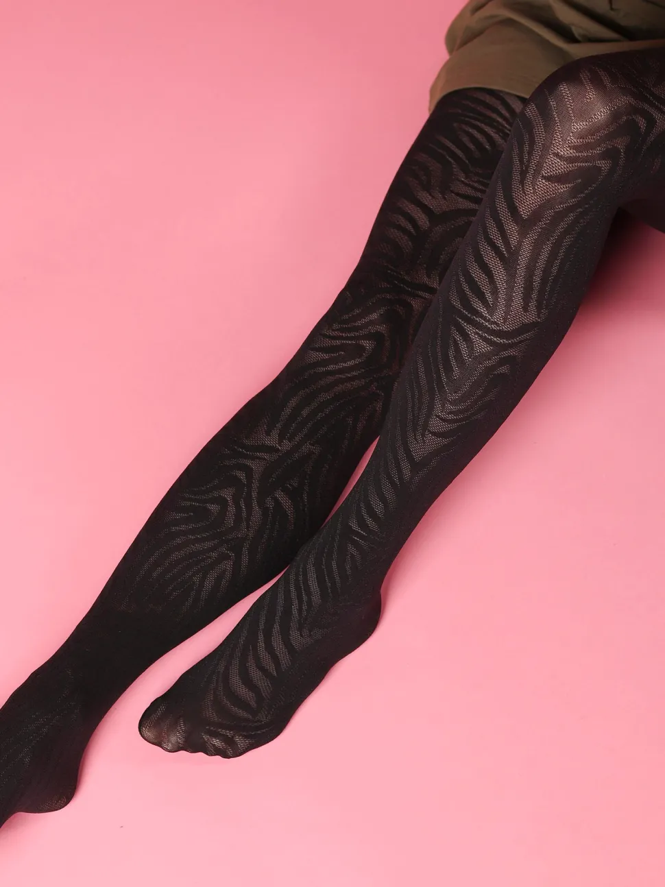 The 3D Pantyhose 60den, TIGER STRIPE (1kpl pakkaus)