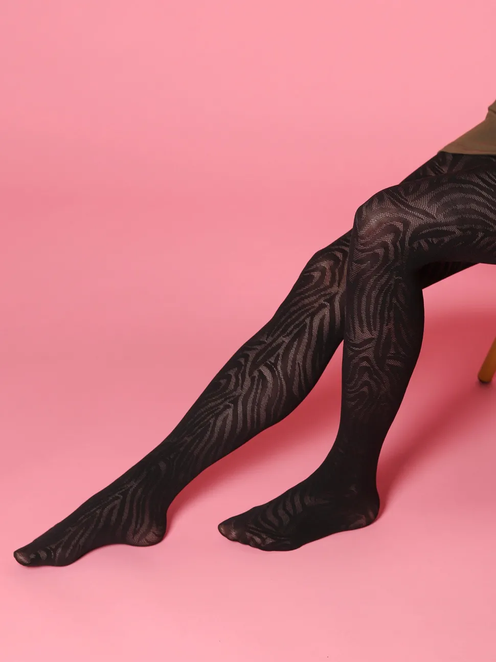 The 3D Pantyhose 60den, TIGER STRIPE (1kpl pakkaus)