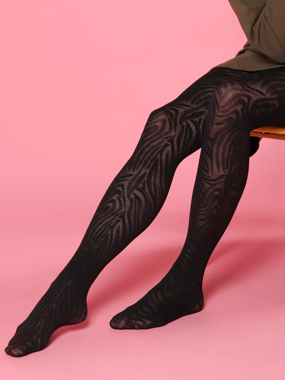 The 3D Pantyhose 60den, TIGER STRIPE (1kpl pakkaus)