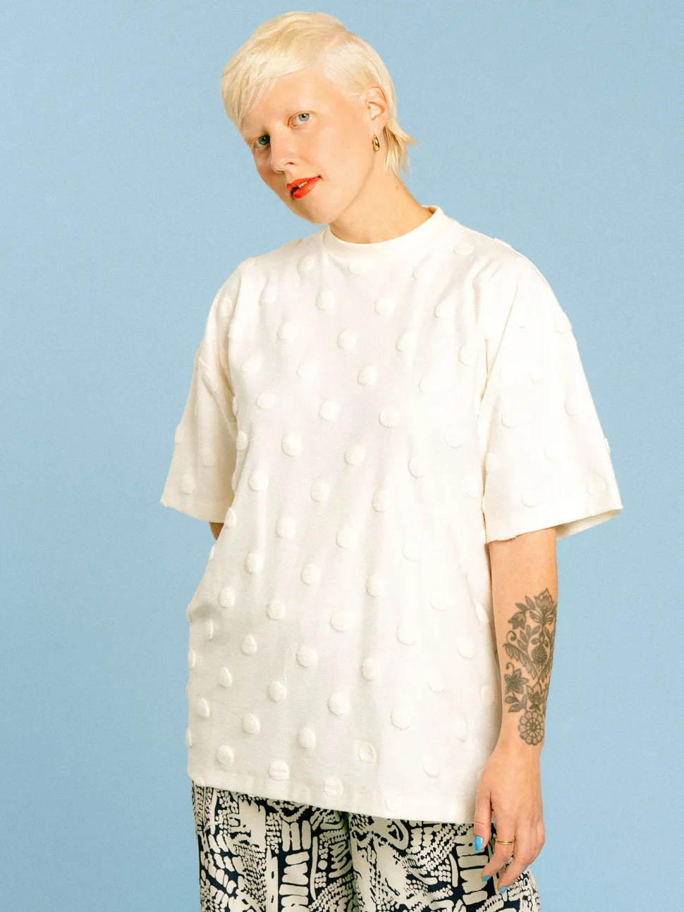 Trine Paita, White Big Dot